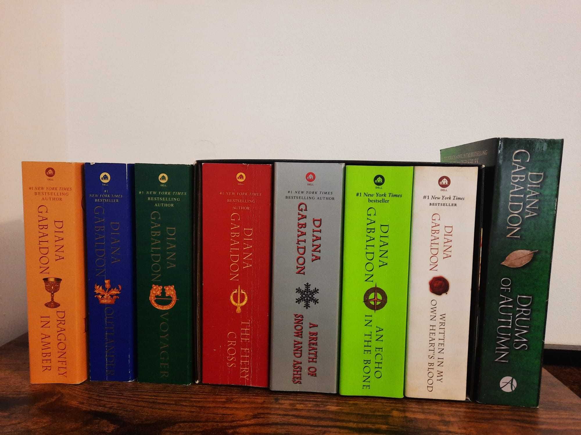 Serie completă cărți Diana Gabaldon „Outlander”, noi, în engleză