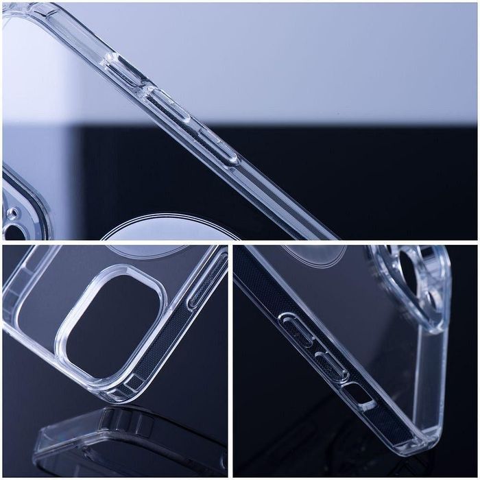Clear mag cover case compatible with magsafe for iphone 16 pro max
