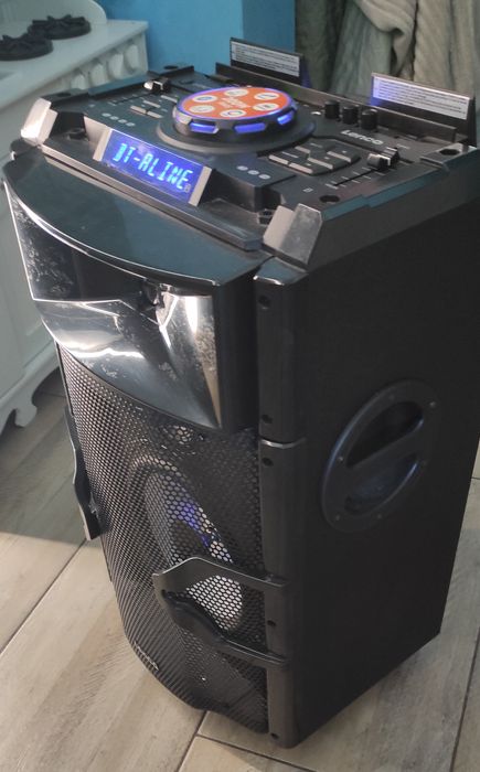 Тонколона Lenco PMX-250 | Portable High Power DJ Mixer System 200 Watt