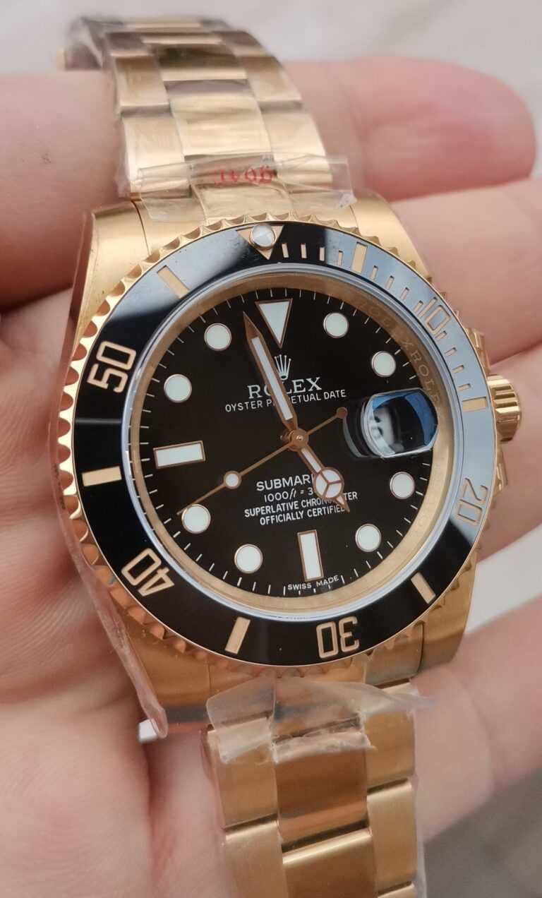 Rolex Submariner noob gold 3135 904L Ceramic Safir 40 mm