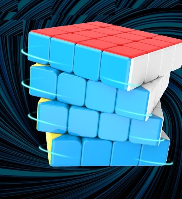Оригинальный Кубик Рубика 4 на 4 MoYu Meilong/Kaspi RED/Рассрочка