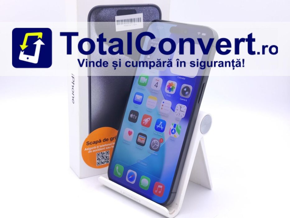 Apple iPhone 15 Pro Max 256GB Black, Garantie 24 luni | #D88241