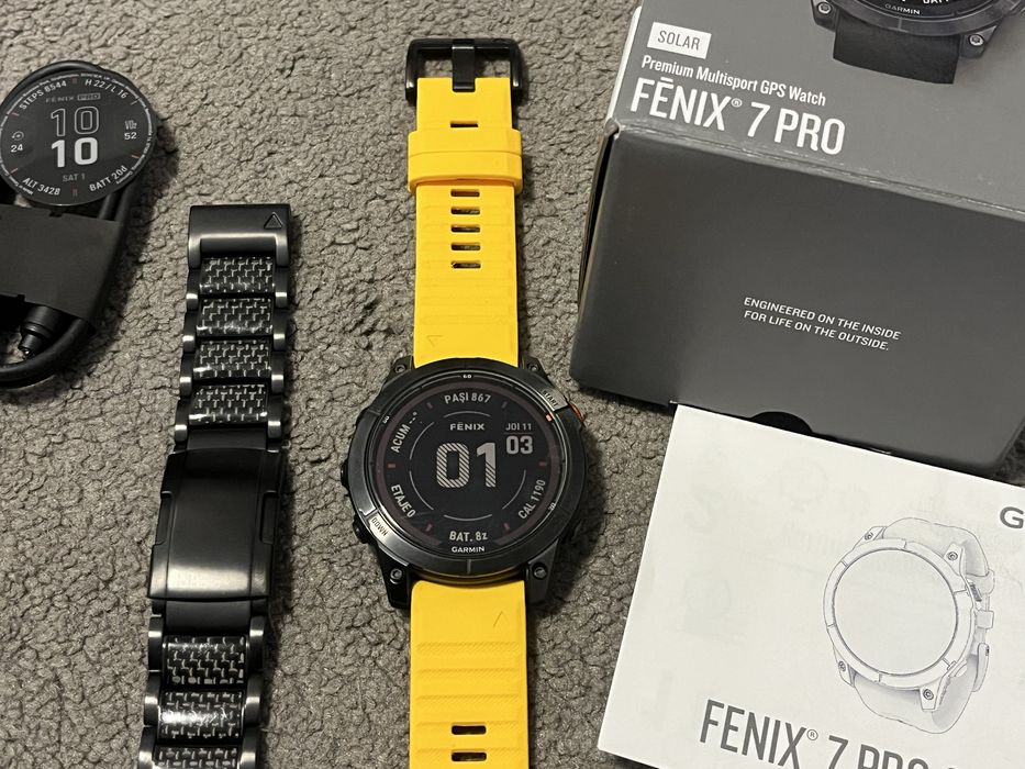 Garmin Fenix 7 PRO Solar / schimb cu Apple watch/Fenix 8