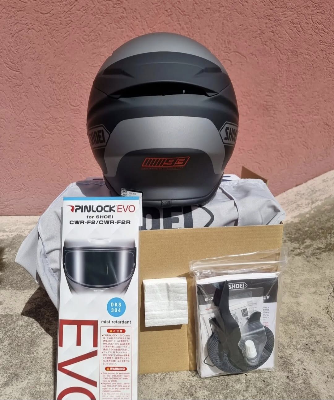 Casca moto Shoei Nxr2 S NOUA+ GEACA piele textil cocoasa racing 52/54