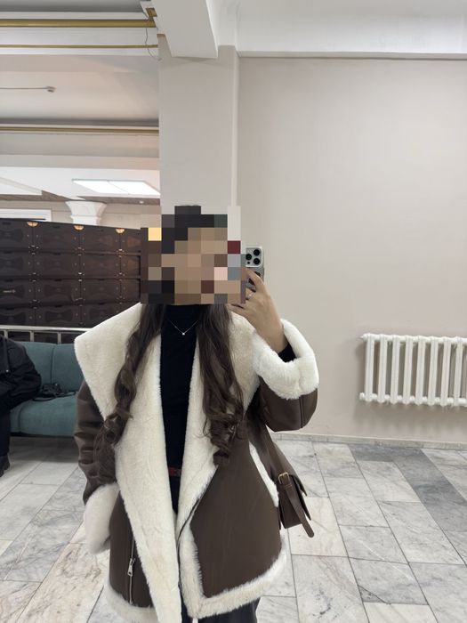 Дубленка зимний 1 раз примерила мне размер не подходила размер м