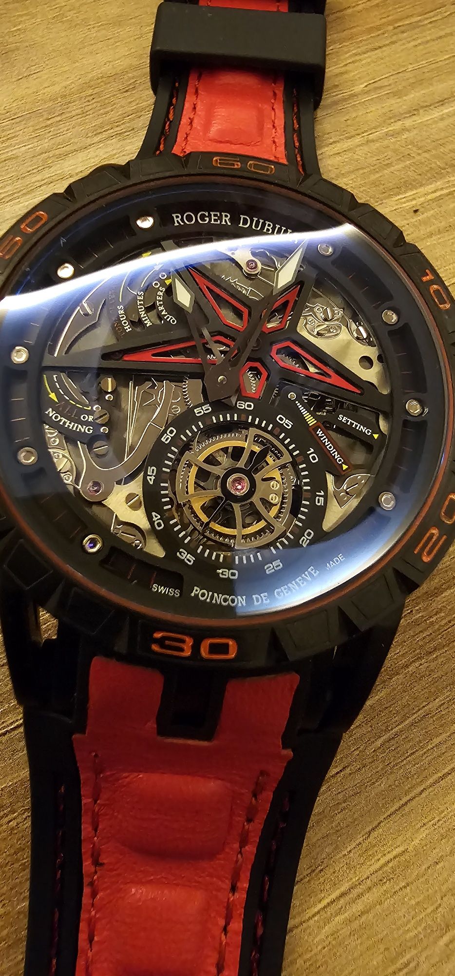 Roger dubuis red Pirreli