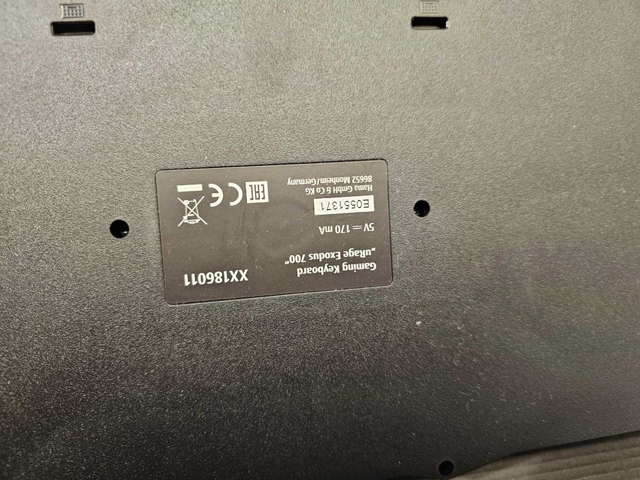 Tastatura gaming Hama uRage Exodus 700, switchuri semi-mecanice