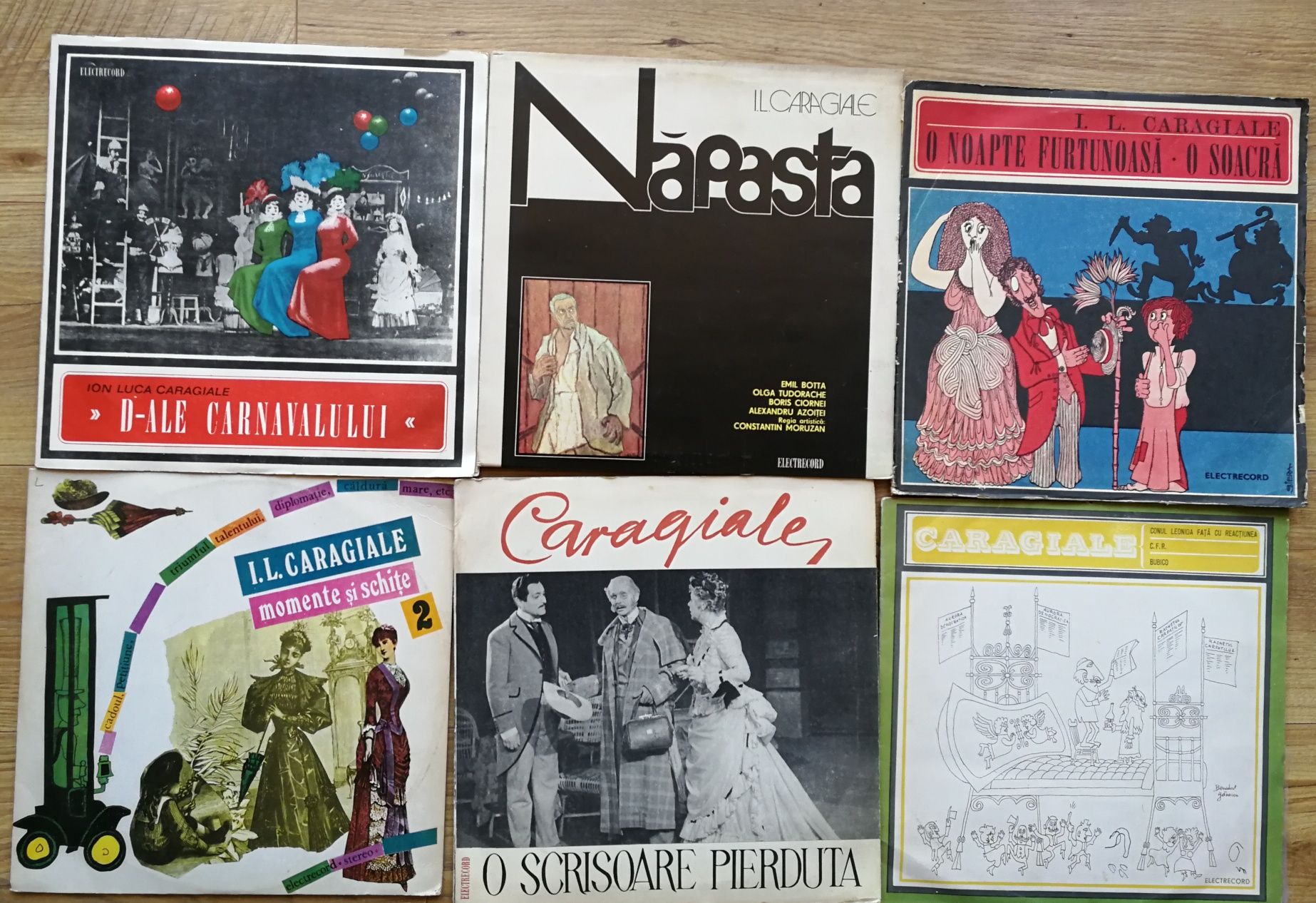 Vinil Caragiale Al DUMAS Fratii Grimm Mark Twain basme povesti teatru