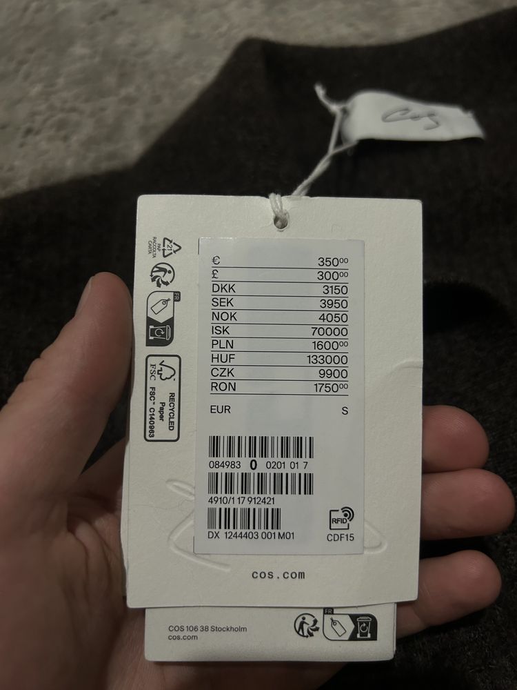 Cos Atelier 100% Cașmir