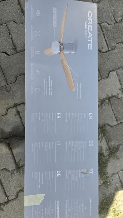 Ventilator tavan cu lumina si telecomanda