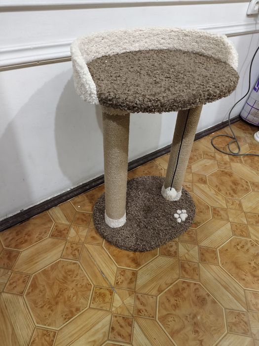 Когтеточка лежанка устойчивая качественный. Зоодомики