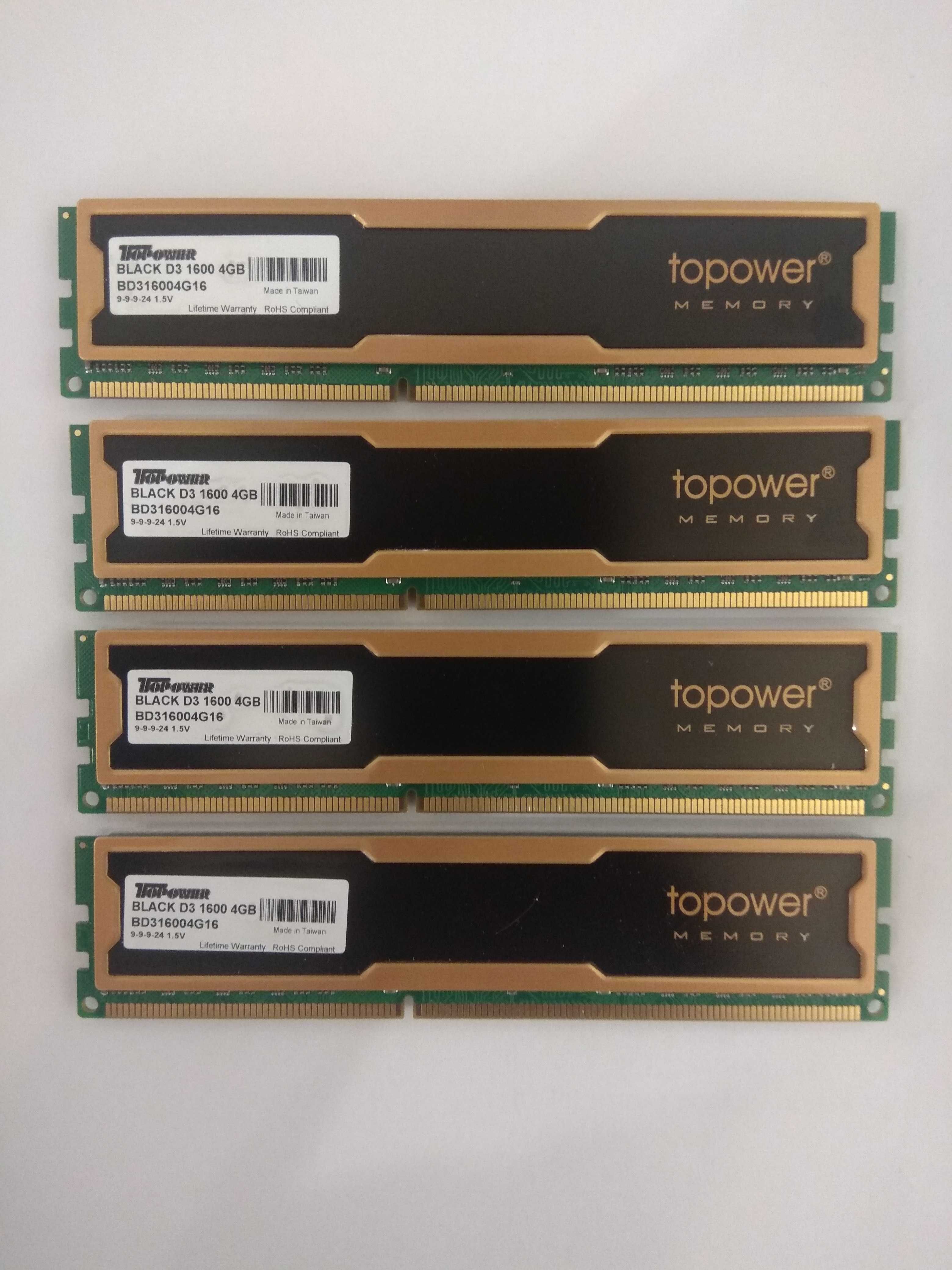 Продам ОЗУ Topower (BD316004G16), 16GB (4*4)