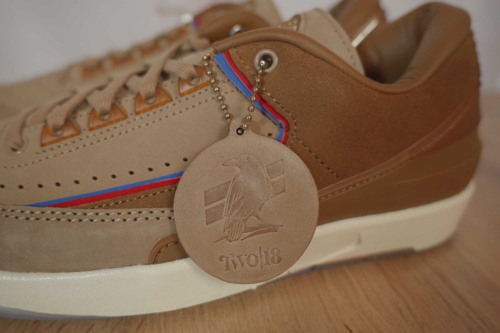 Нови! Air Jordan 2 x Two 18 Low Rocky Tan - 38 номер Унисекс