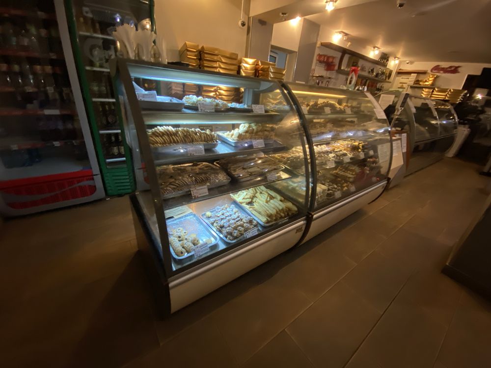 Vand linie vitrine Top-K vitrina rece si vitrina calda