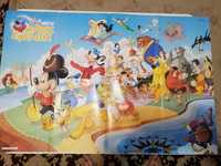 Afiș cu personajele din Disney