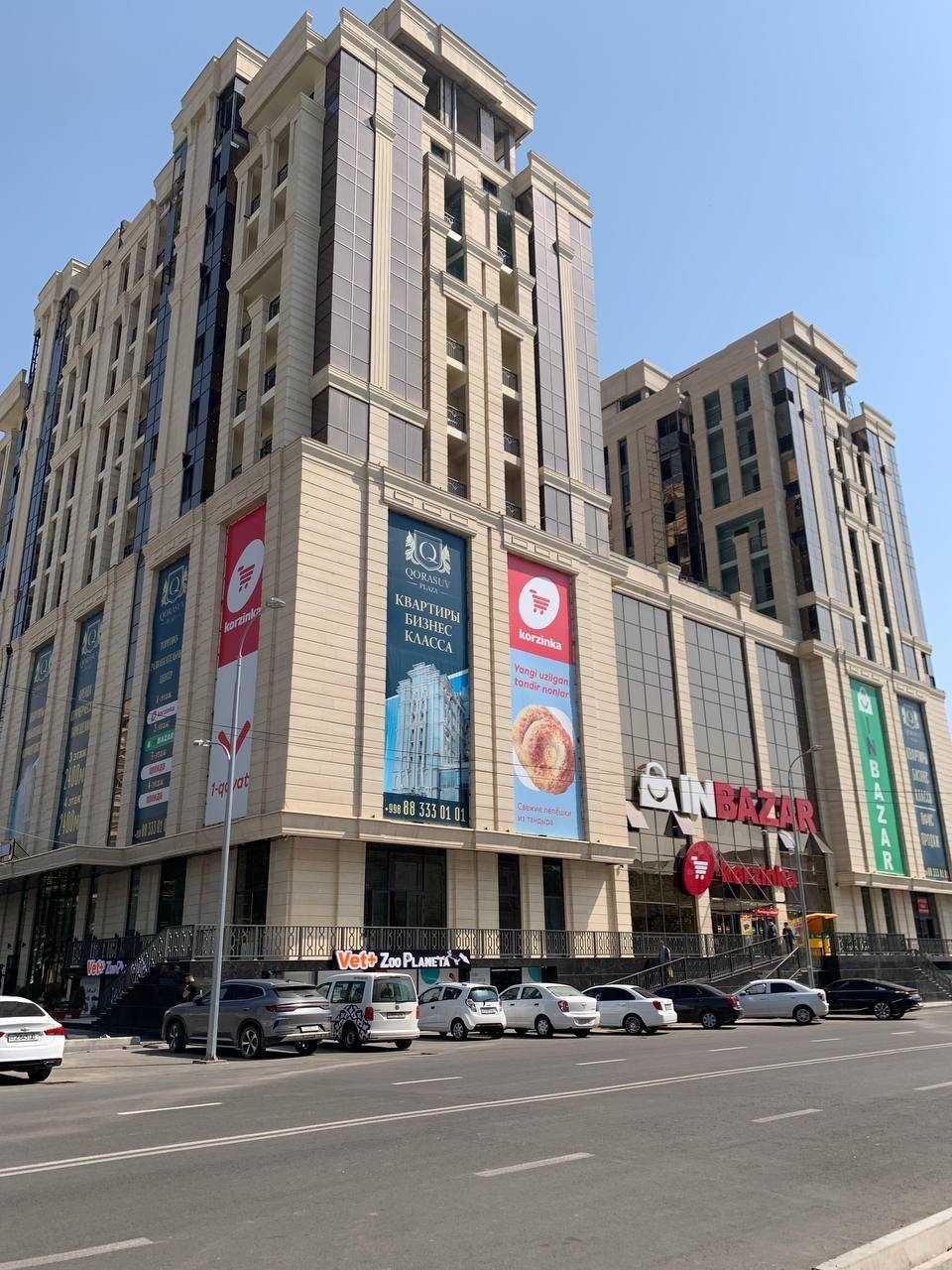 Жк Qorasuv Plaza Коробка 3х ком 92м2; корасу1 мирзоулугбек успейте;