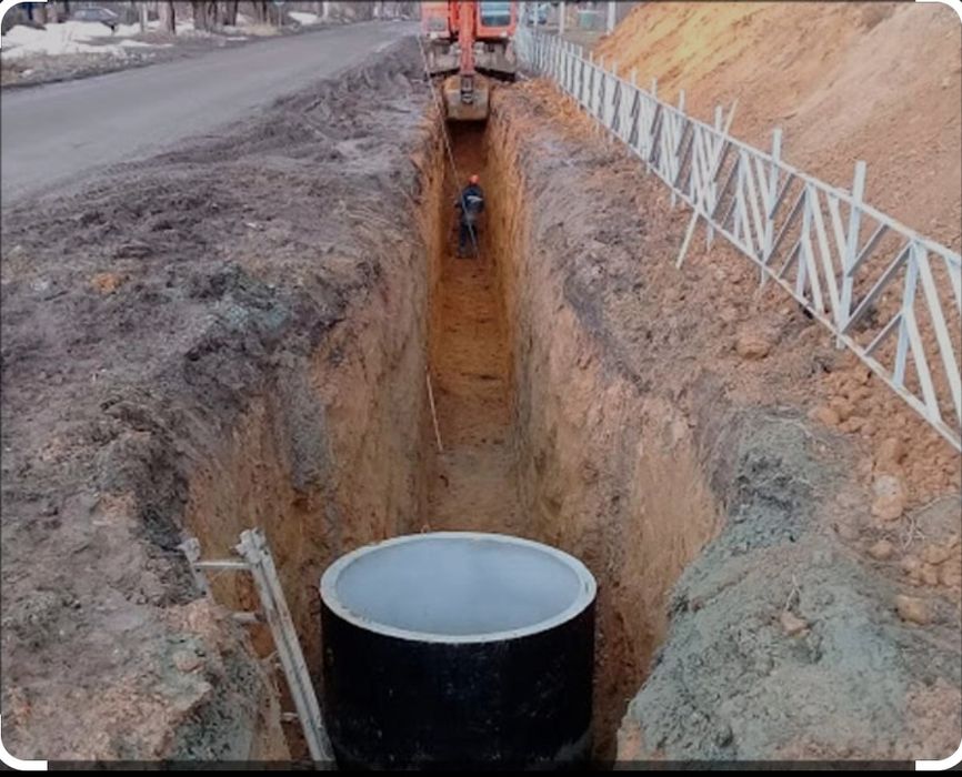 Водопровод, вода , канализация, септик, тепло, теплотрассы.
