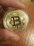 Колекционерски Позлатен Биткойн (Bitcoin)