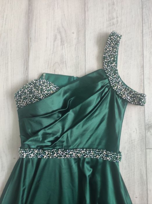 Зелена Официална рокля 38 размер