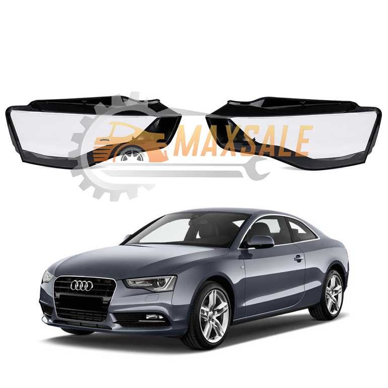 Капаци фарове Audi A5 B8 (12-15) фар ауди а5 б8 комплект стъкло крушка