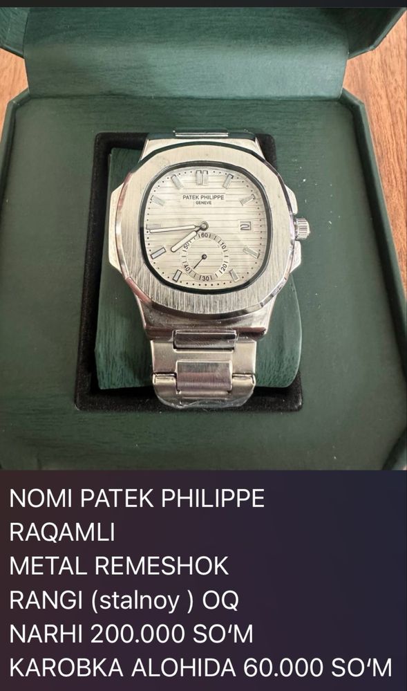 Patek philippe sotiladi
