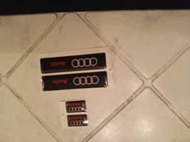 Лепенка Ауди, надпис емблема Audi, S, лепенки 3 модела,стикер