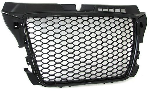 Grila radiator AUDI A3 S3 8P 8PA 2008-2012 RS STYLE Negru