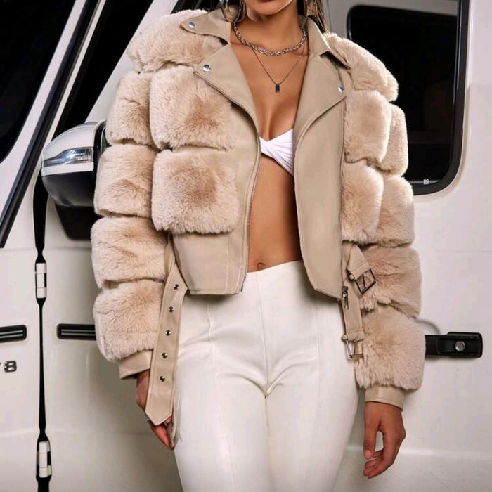 Тотален хит / кожено зимно яке с пух