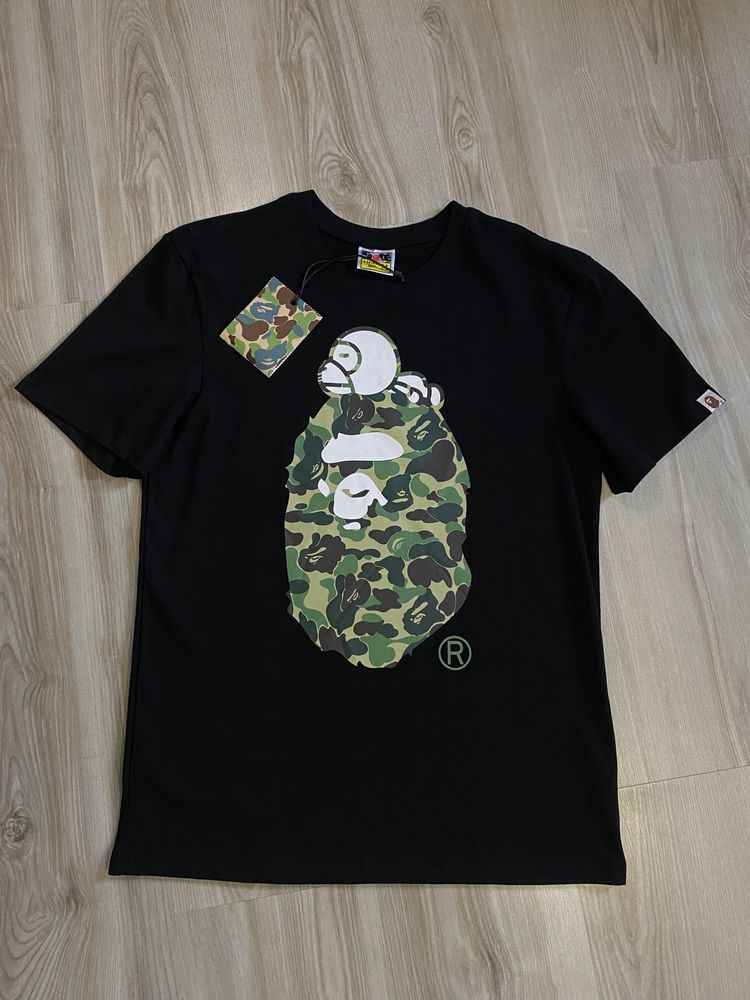 Tricou bape negru Baby Milo verde