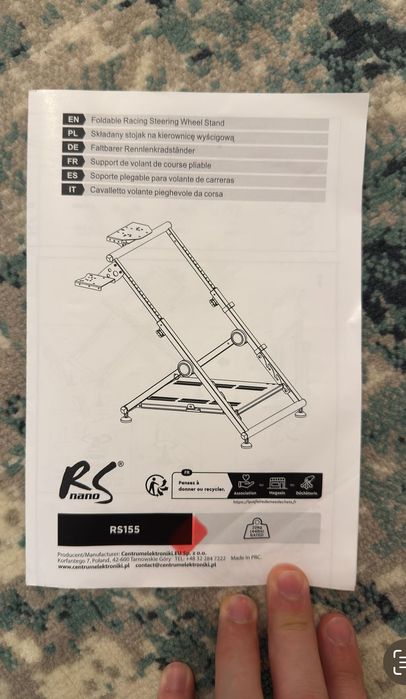 Volan Logitech G923 - Pc, Ps4, Ps5 - Stand Rs Nano