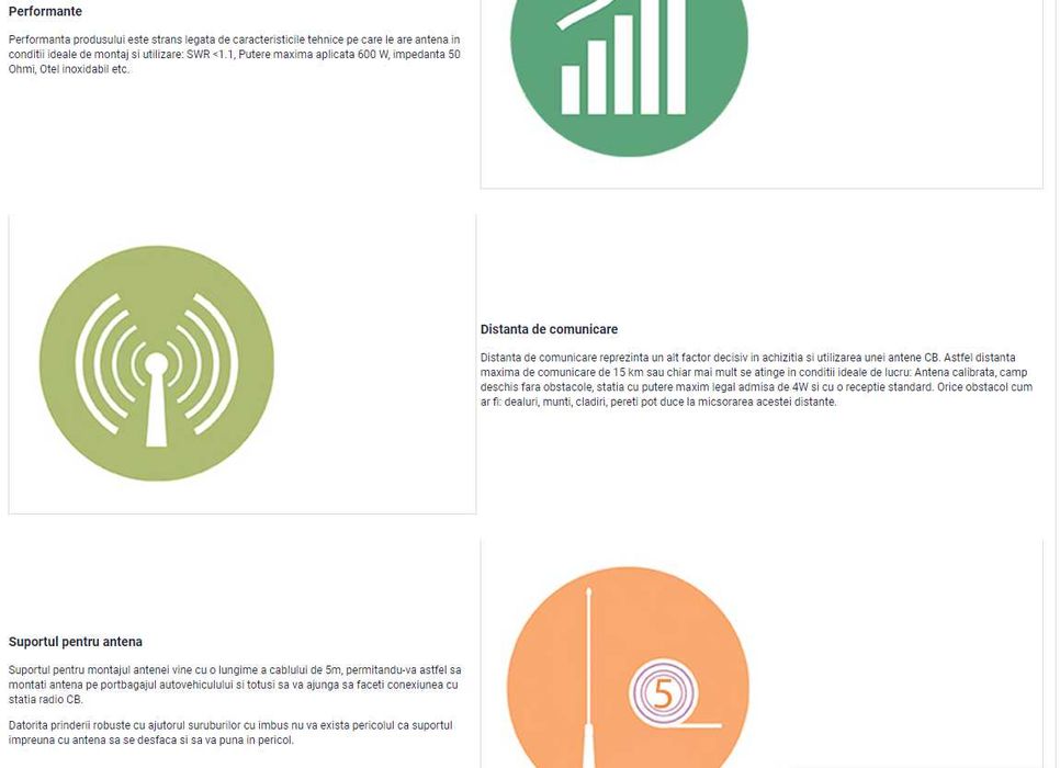 Kit Statie radio CB PNI ESCORT HP 8024 ASQ + Antena CB PNI ML160