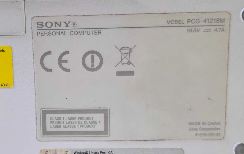 Laptop core i5 - Sony PCG-41218M - functional,instalat