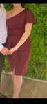 Rochie de culoare burgundy