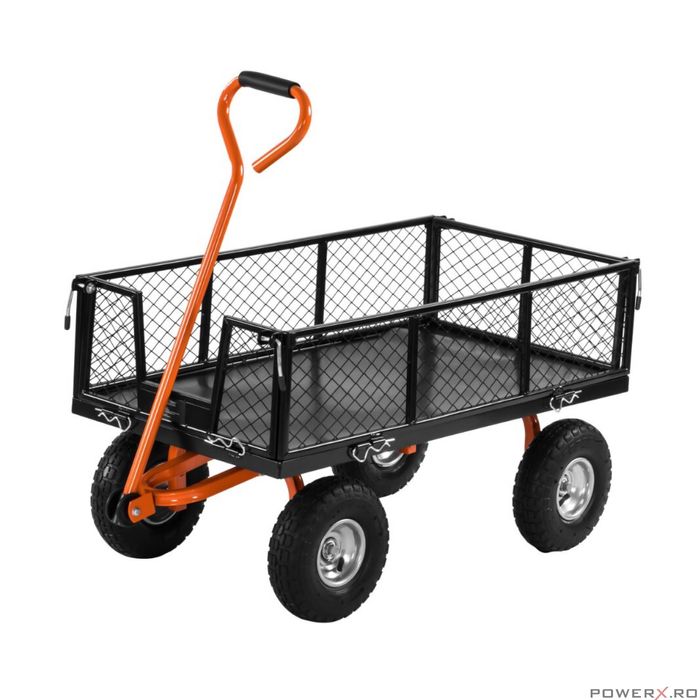 Carucior pentru transport, capacitate 125 litri, 400 Kg, Kraft
