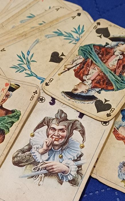 Carti de joc vechi (vintage), nemtesti, 1930