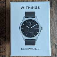Withings ScanWatch 2 42mm ECG SPo2 - Хибриден смарт часовник като нов!