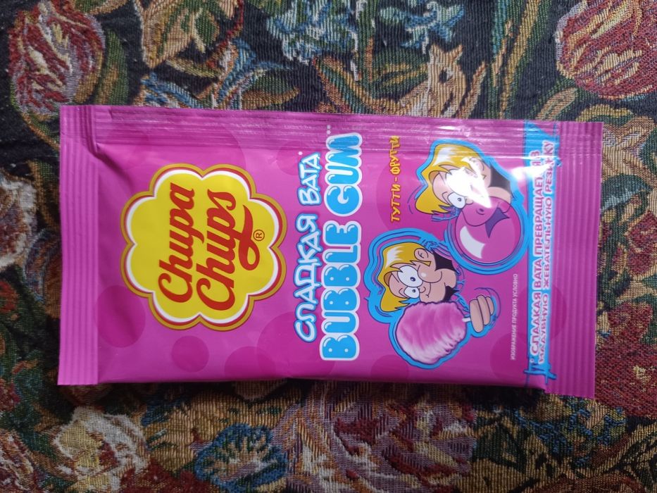 Сладкая вата bubble gum