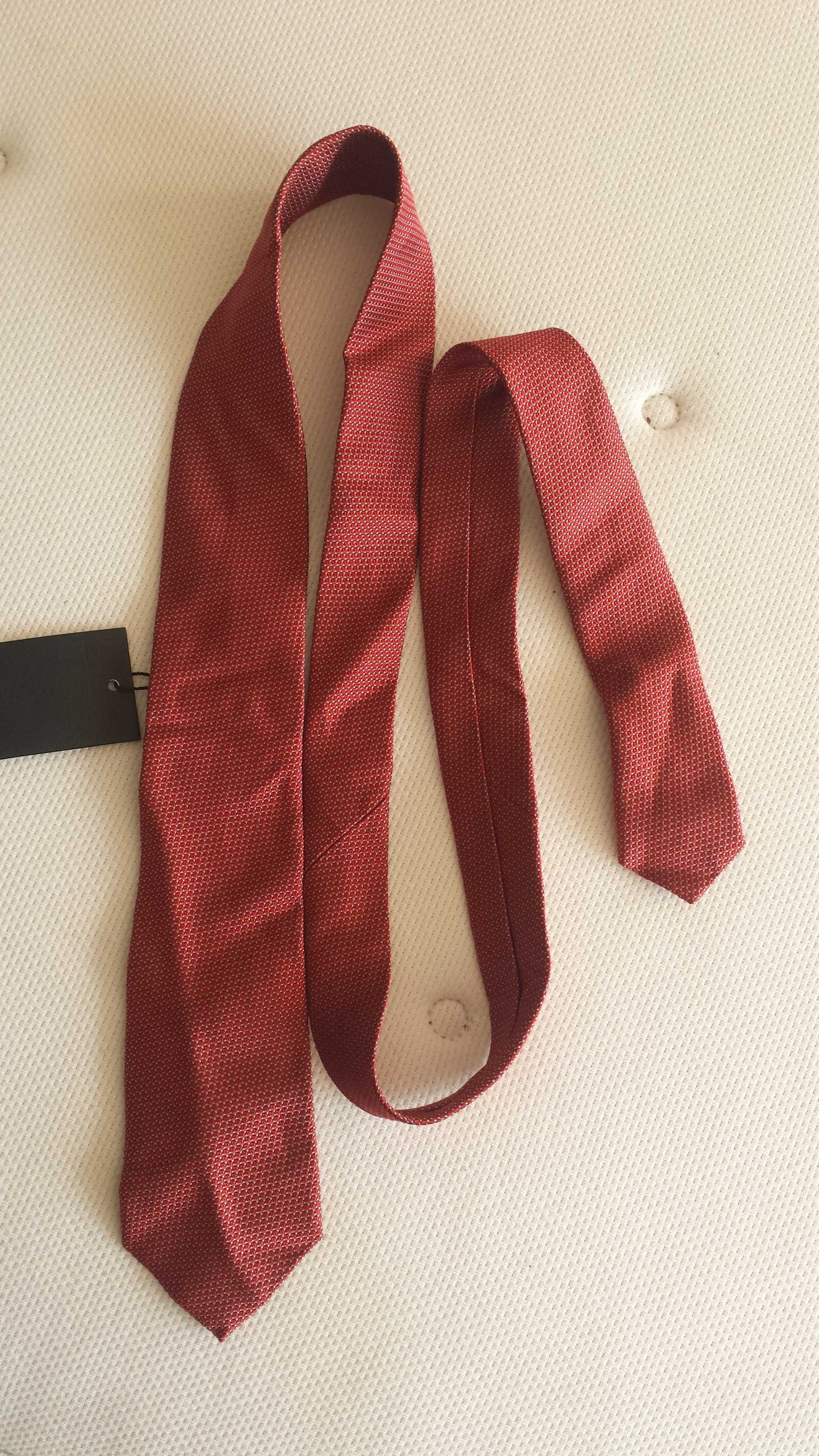 Нова мъжка вратовръзка GIORGIO ARMANI, Италия, коприна (hand made)