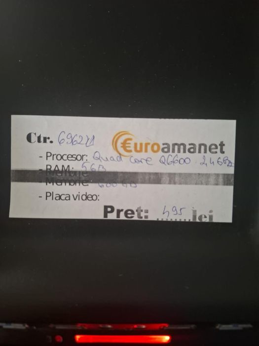 Unitate PC cu Procesor Core 2 Quad Hdd 500gb -N2-