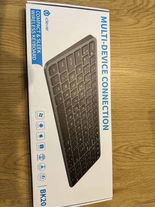 Tastatura Bluetooth iClever BK20, Dimensiune Compacta, Fara Fir