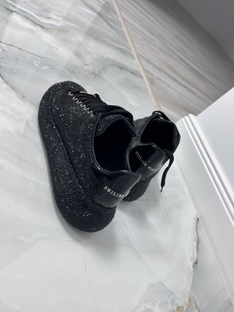 Philipp Plein crystal-embellished low-top sneakers