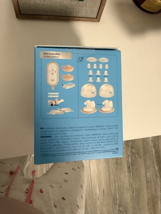 Vând pompa hands free in bra double