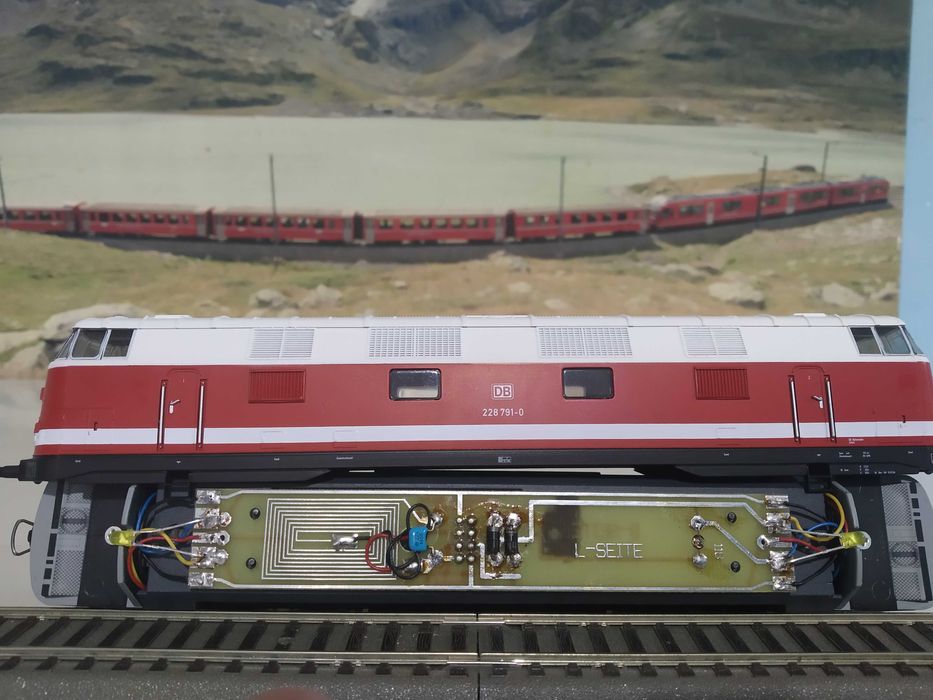 Gutzold locomotiva diesel BR 228 DBAG,HO, trenulete electrice