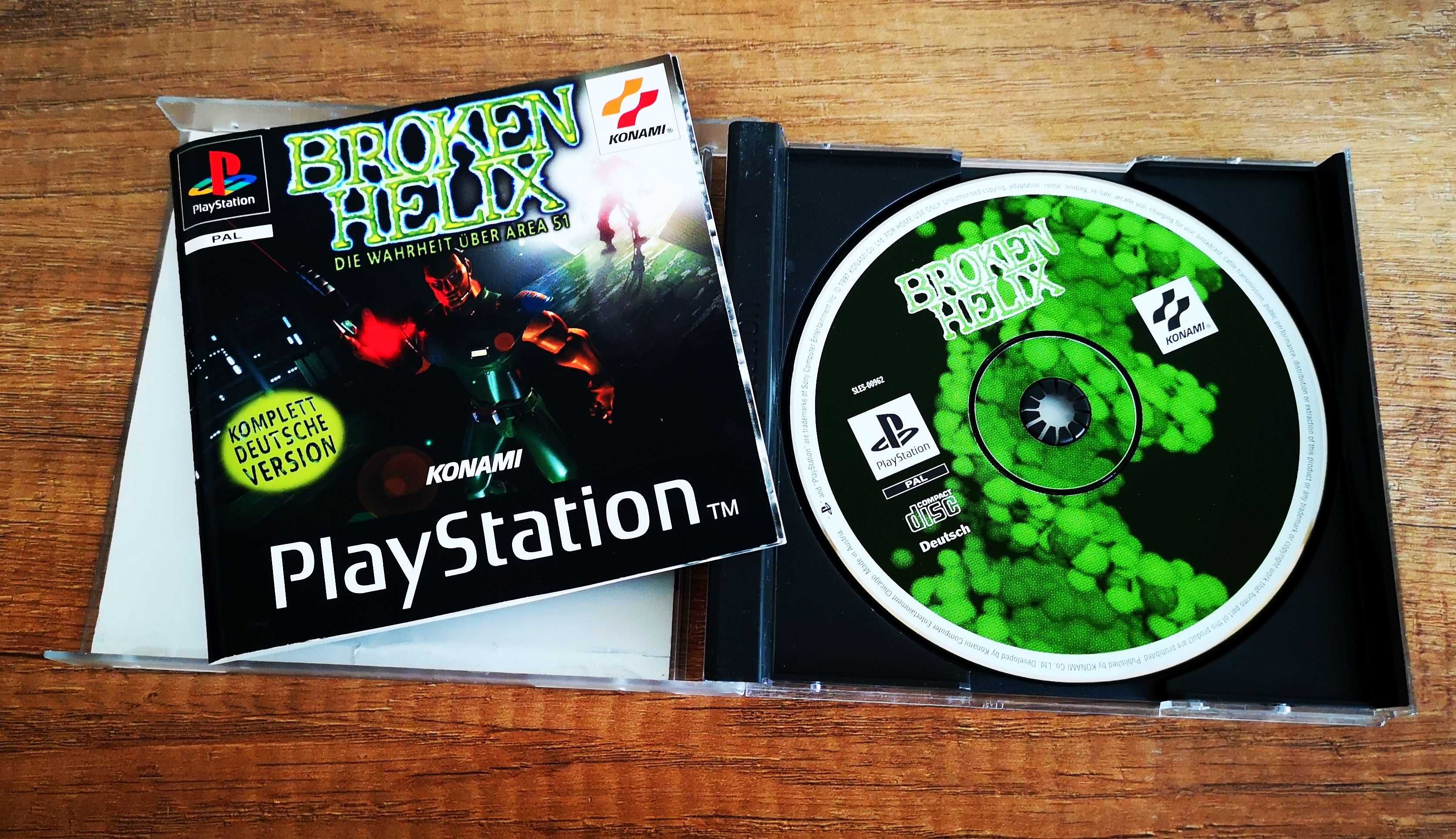 PS1 Broken Helix Playstation 1 игра на немски език