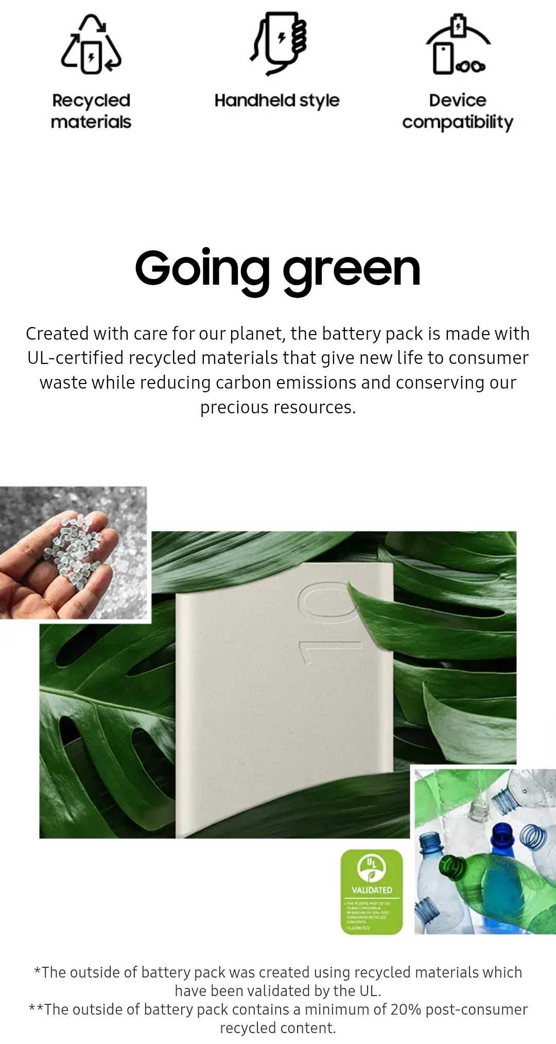 Samsung 10000mAh Power Bank PD-25W for Galaxy Ultra 24 25 iPhone 16