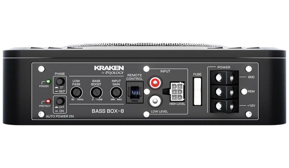 PROLOGY KRAKEN BASS BOX-8 автомобильный активный сабвуфер