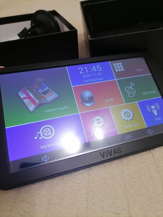 Навигация за кола/камион 9 инча с камера и андроид Vivas Allroad 9090