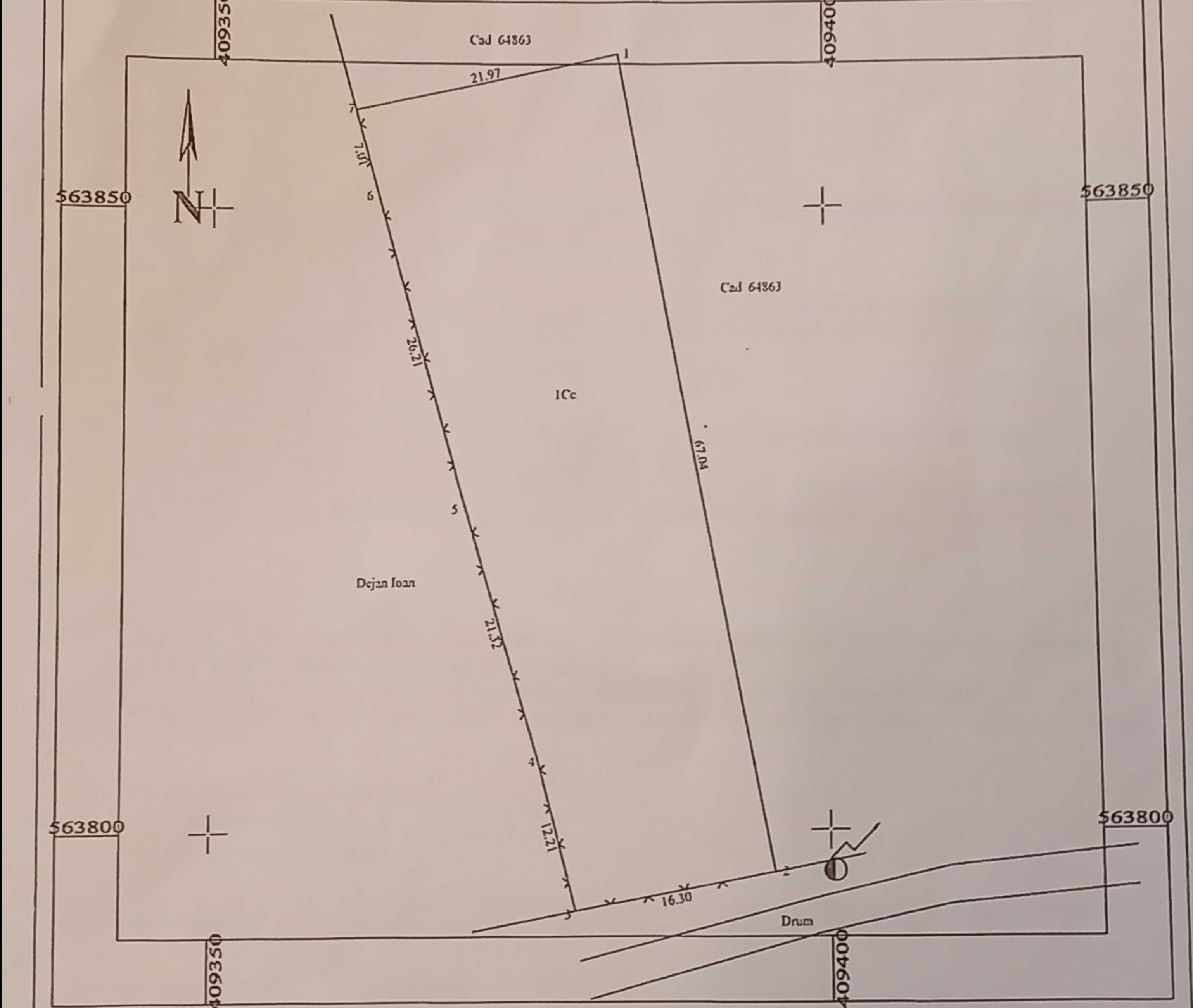 Teren intravilan 1270 m2 - Postarat Turda