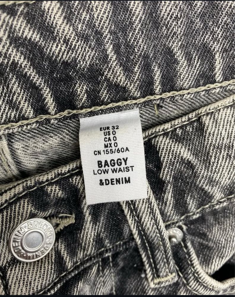 Дънки HM baggy low waist