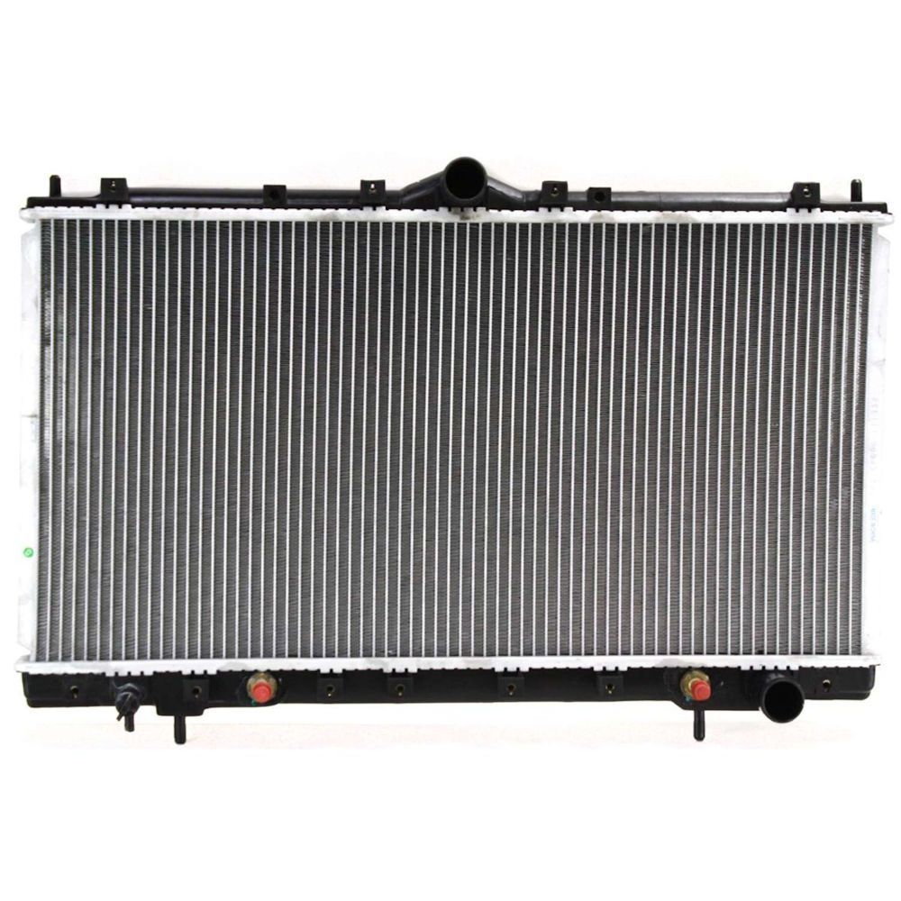 Radiator racire Mitsubishi Eclipse, 05.1996-10.2000 2,0 104/107kw Benzina, M/A, Cu/fara AC, tip Denso, diametru intrare/iesire 35/35mm, 678x350x25, Cu lipire fagure prin brazare Aftermarket